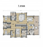 Дом из клееного бруса VZ-498